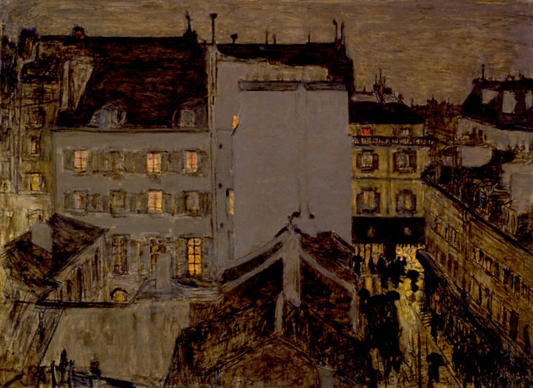 Pierre Bonnard. Montmartre sotto la pioggia (Tolose Street)