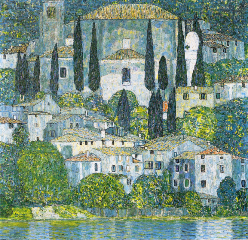Gustav Klimt. Iglesia en Cassone