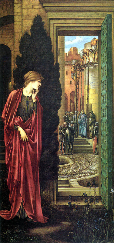 Edward Coley Burne-Jones. Danae (Copper Tower)