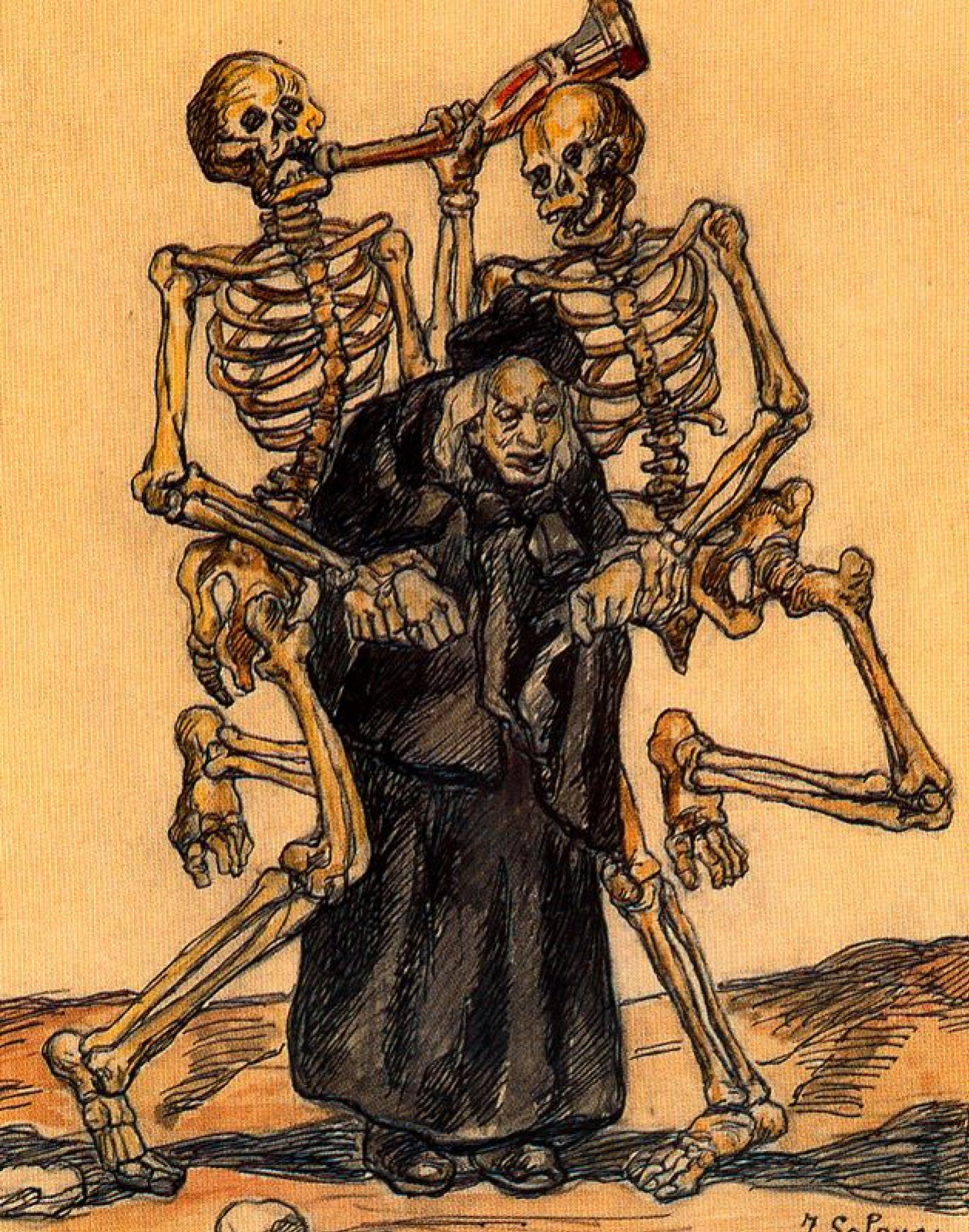 Skeletons by José Gutierrez Solana: History, Analysis & Facts | Arthive