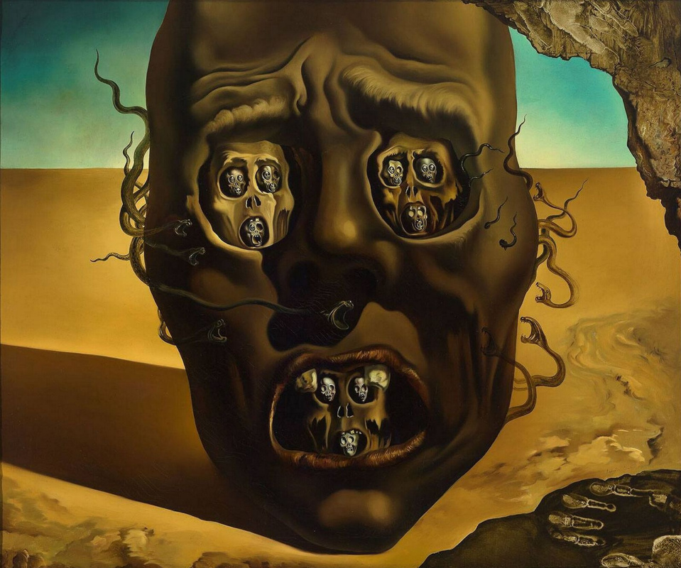 Salvador Dali. Gesicht des Krieges
