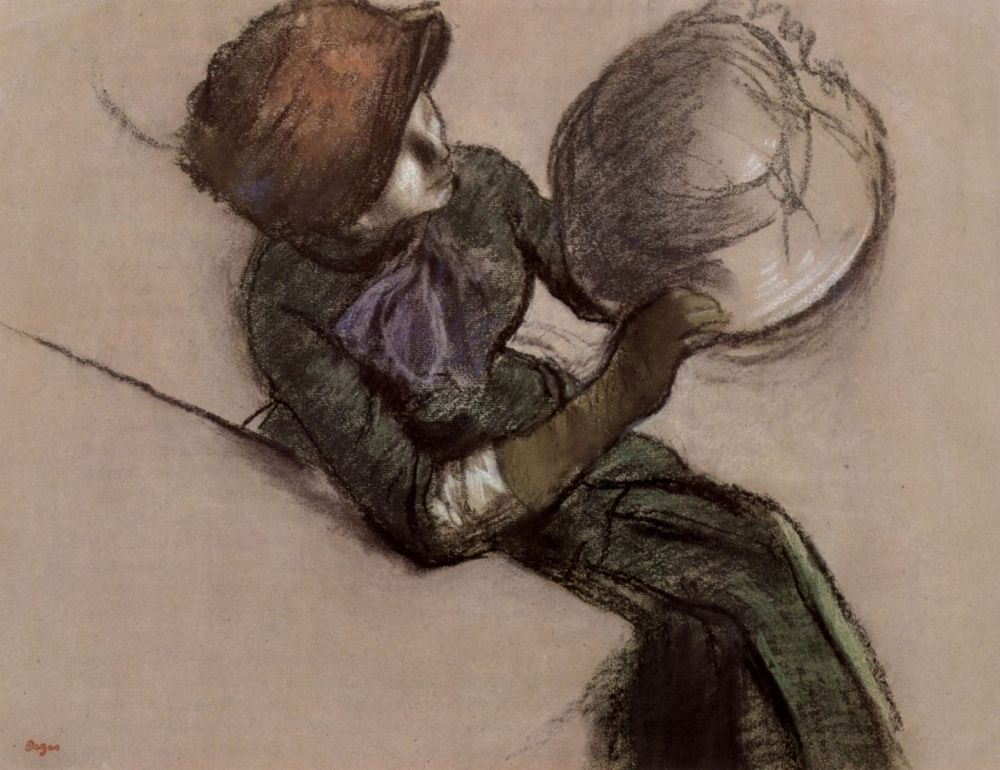 Edgar Degas. Apprenticed to a milliner