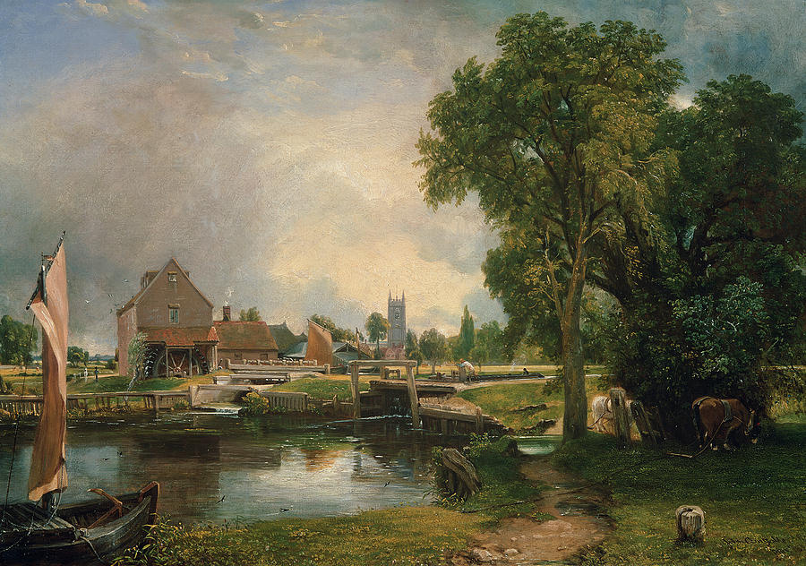 John Constable. Gateway and mill in Dedham
