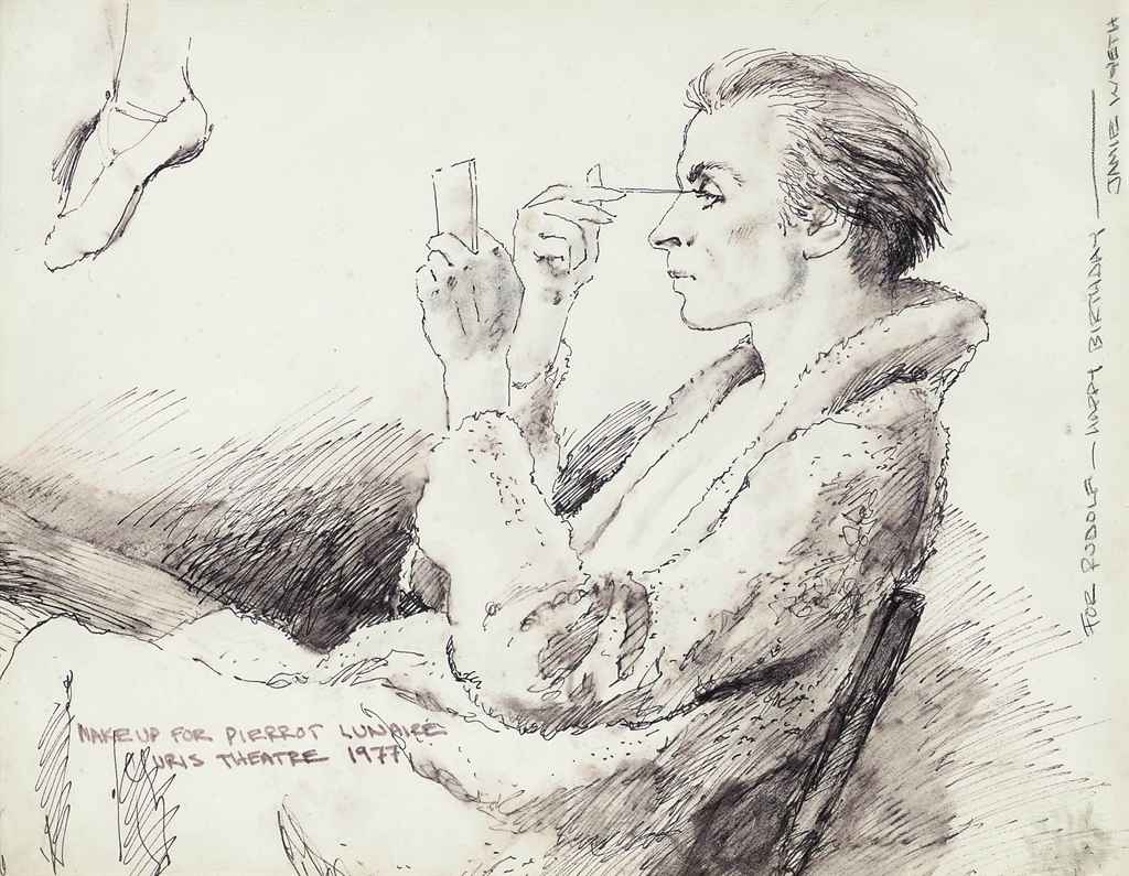 Jamie Wyeth. Rudolf Nureyev