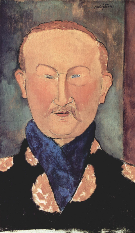 Amedeo Modigliani. Portrait Of Leon Bakst