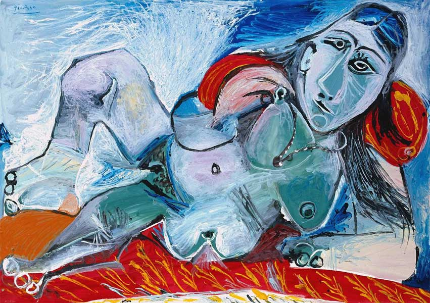 Пабло Пикассо. Обнаженная в колье