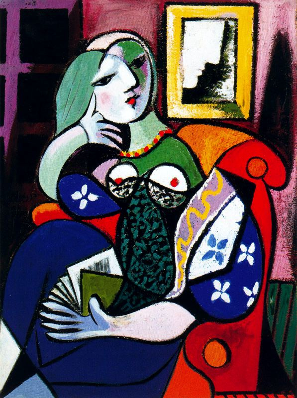 Pablo Picasso. Woman with book