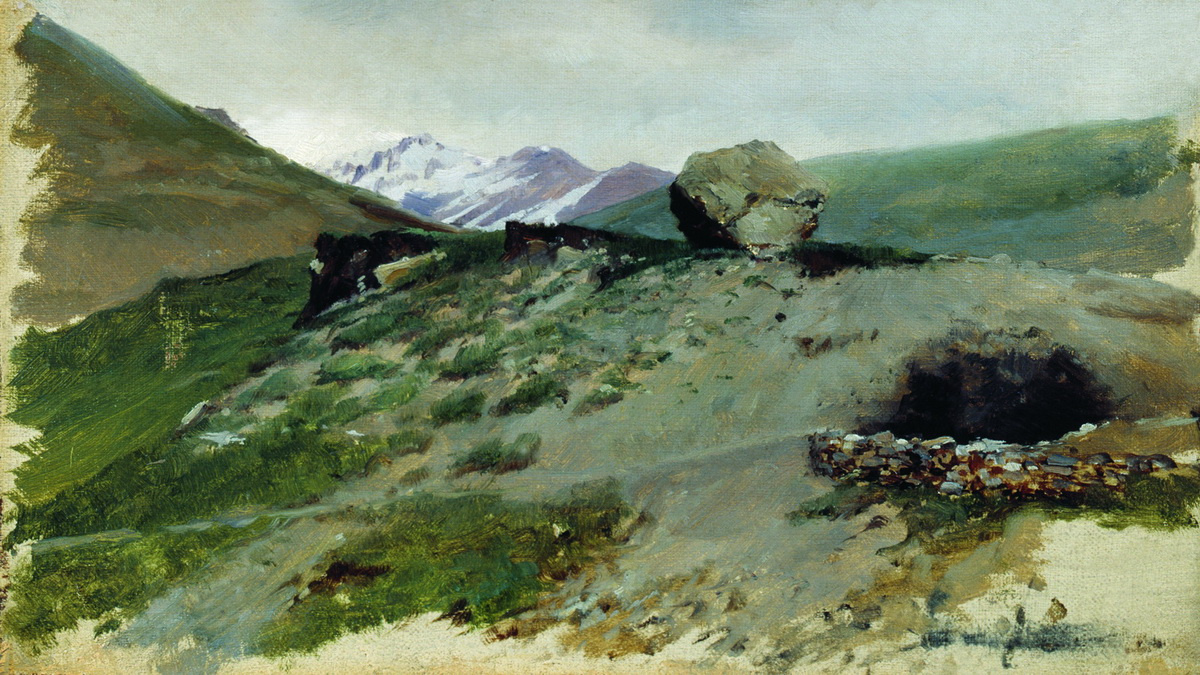 Nikolay Aleksandrovich Yaroshenko. The mountainous landscape. 1880