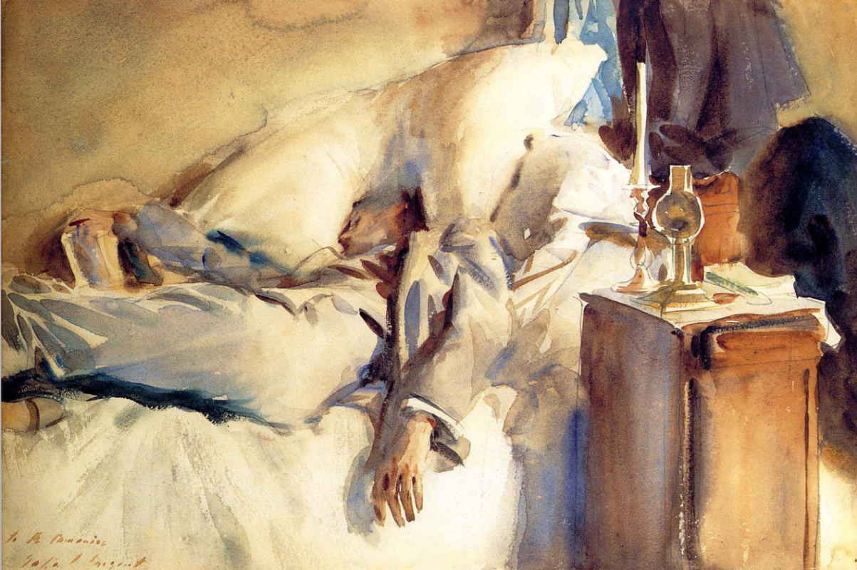 John Singer Sargent. Sleep Peter Harrison