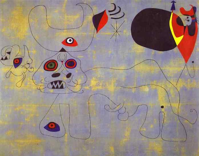 Joan Miro. Stierkampf