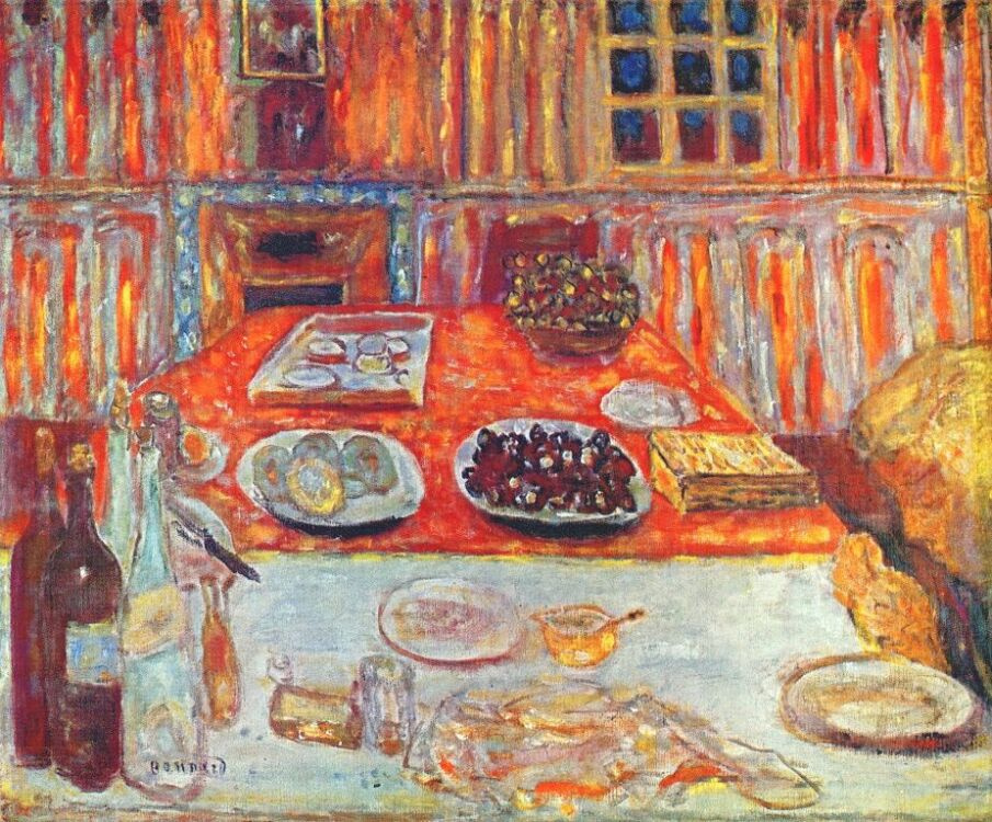 Pierre Bonnard. The interior dining room