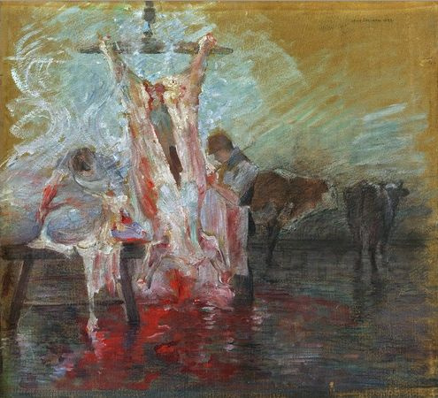 Lovis Corinth. Slaughterhouse