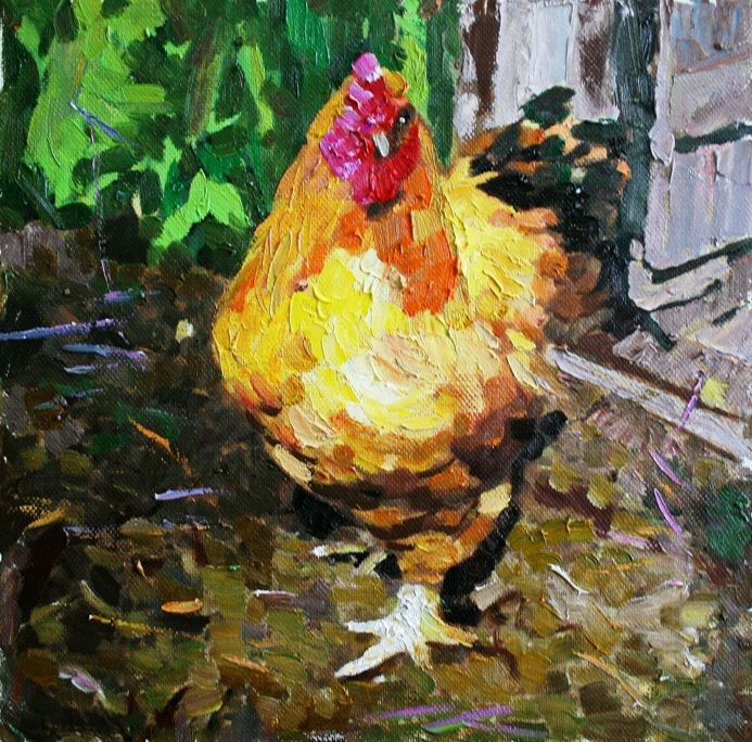Mikhail Rudnik. Chickens No. 29