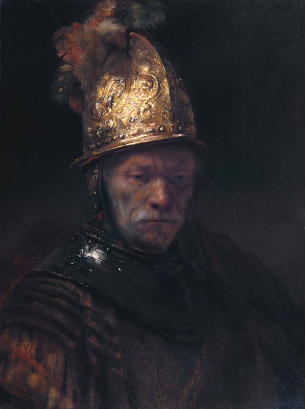 Rembrandt Harmenszoon van Rijn. The man in the Golden helmet