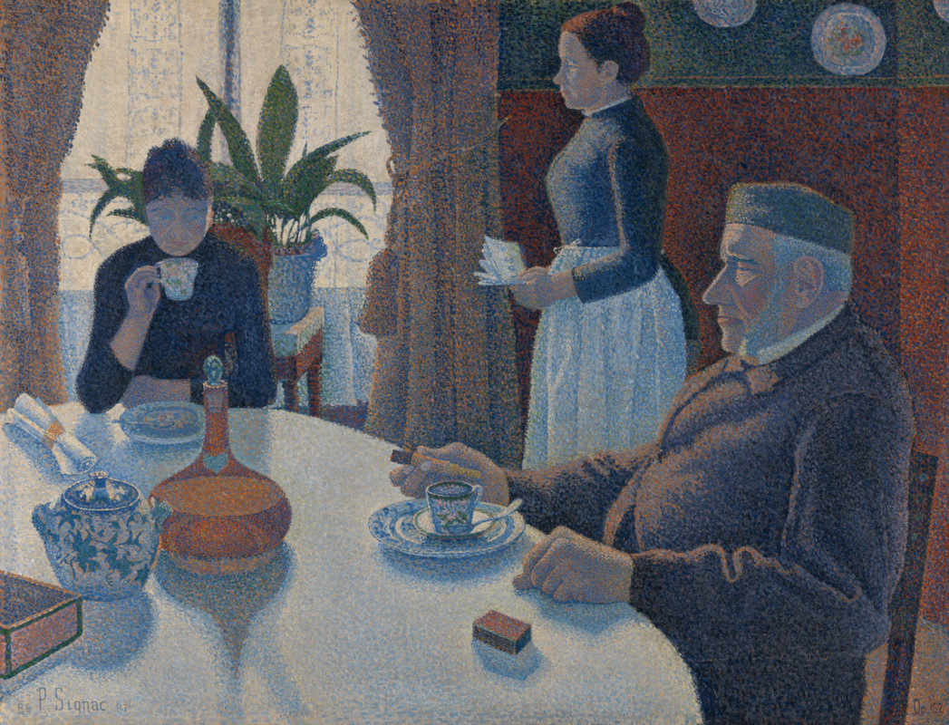 Paul Signac. Breakfast or Dining room