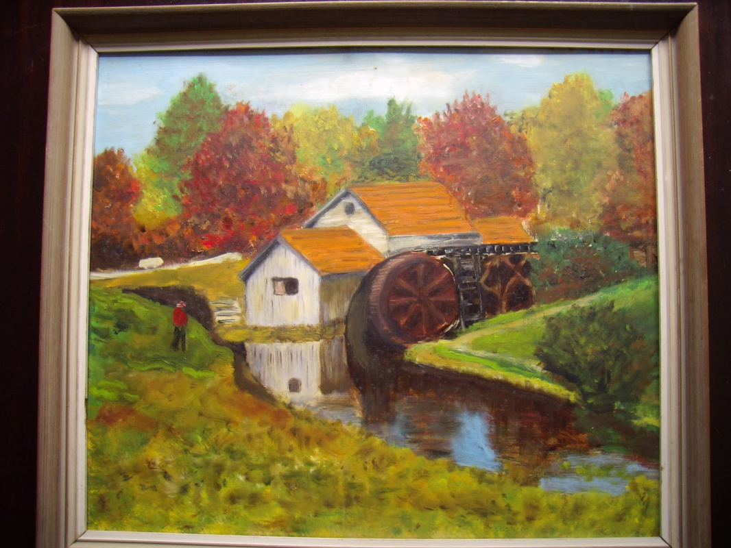 Unknown artist. "Mabry Mill".