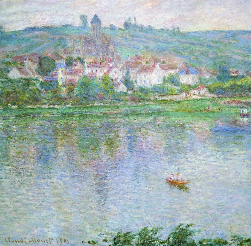 Claude Monet. The Town Of Vétheuil