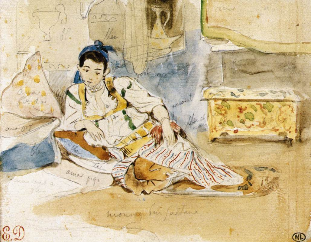 Eugene Delacroix. Munay bin Sultan