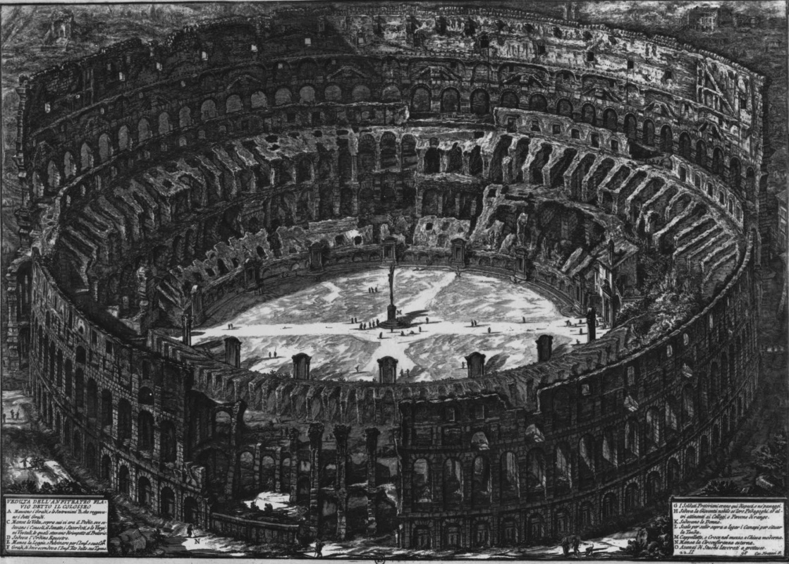Giovanni Battista Piranesi. View Of The Colosseum