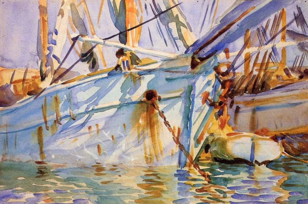 John Singer Sargent. In a Levantine port