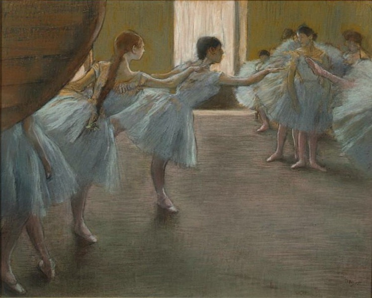 Edgar Degas. Ballet Rehearsal