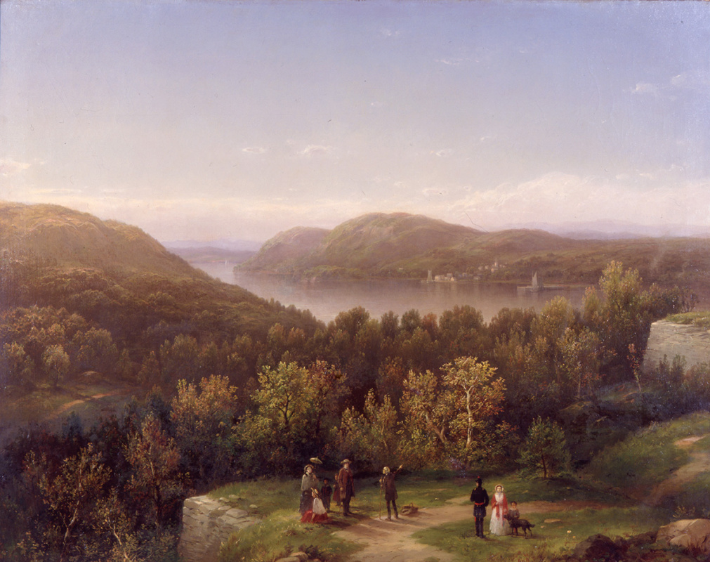 George Henry Booth. Hudson Valley from Fort Putnam, West Point