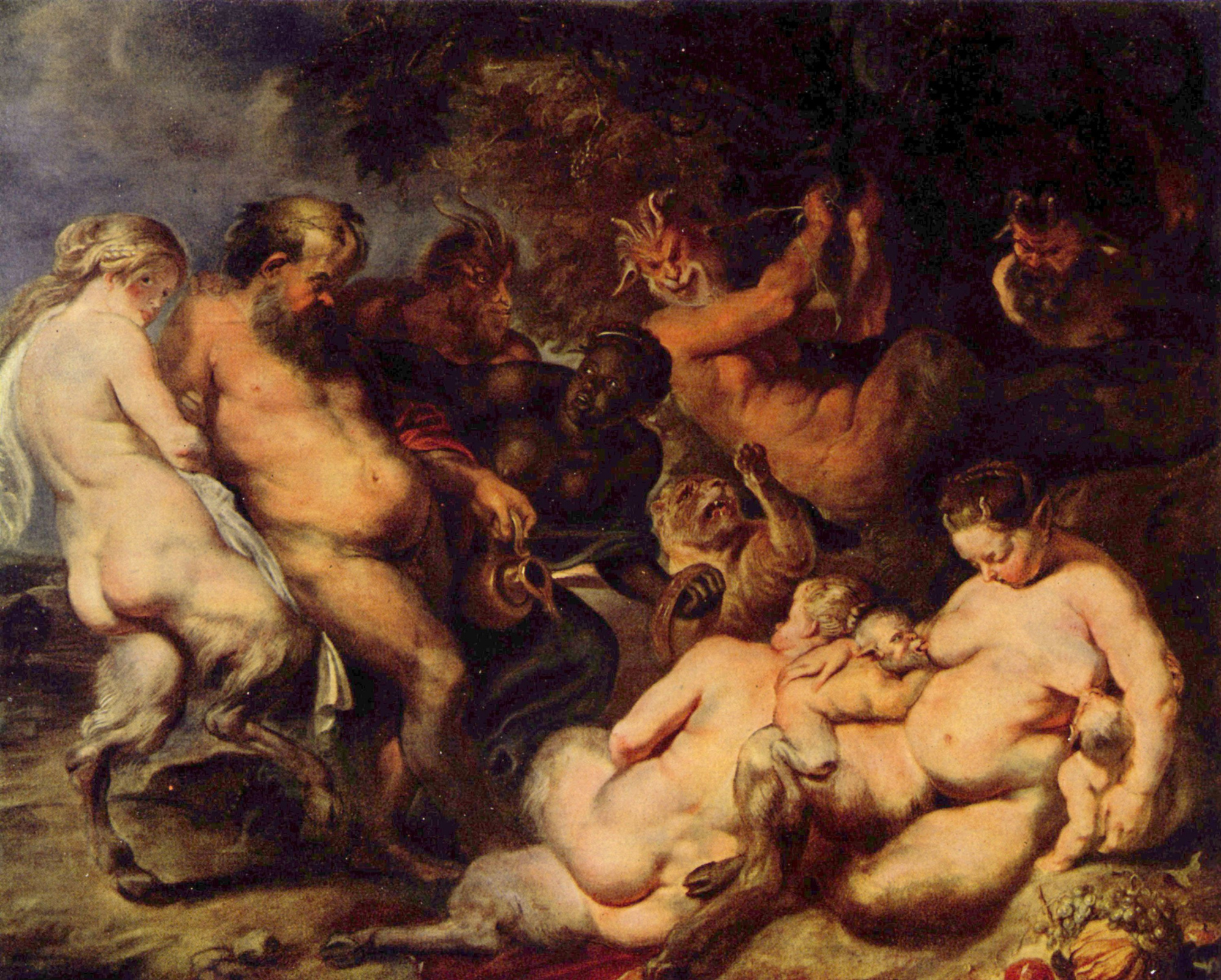 Orgy 1615 107 91 cm by Peter Paul Rubens History Analysis