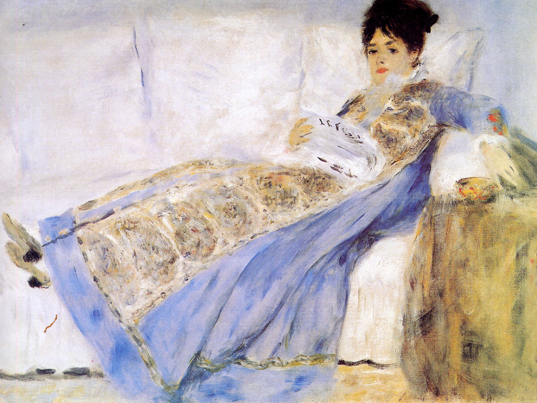 Pierre Auguste Renoir. Portrait of Madame Monet