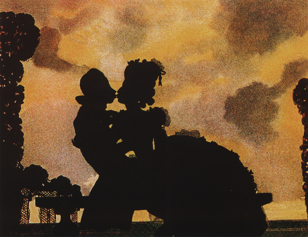 Konstantin Somov. Kiss