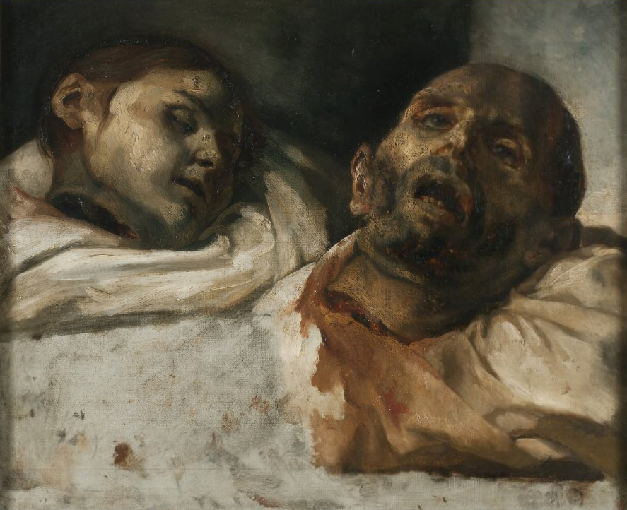 Théodore Géricault. Cabezas cortadas