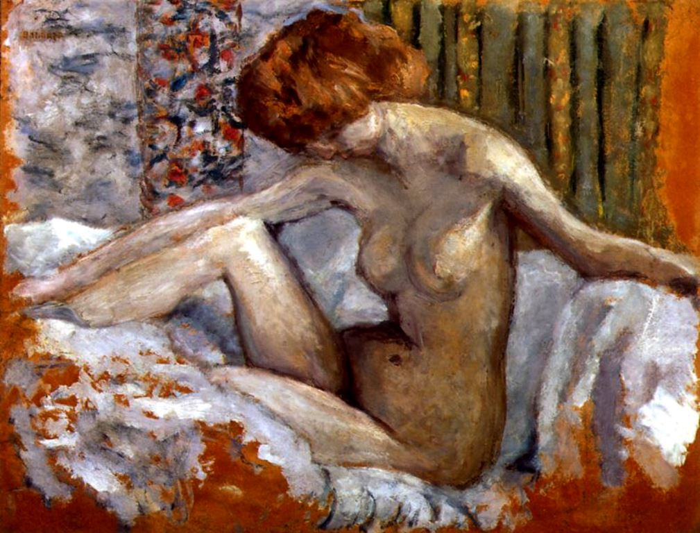 Pierre Bonnard. Nude in bed