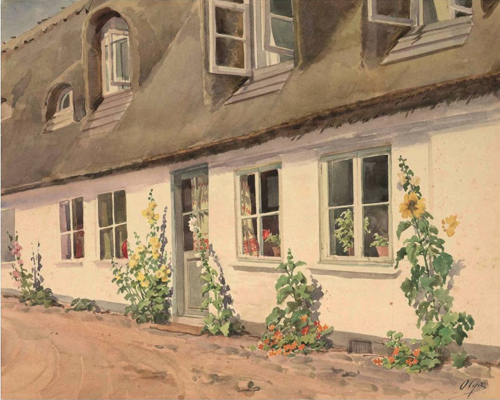 Olga Alexandrovna Romanova. Farmhouse in Denmark