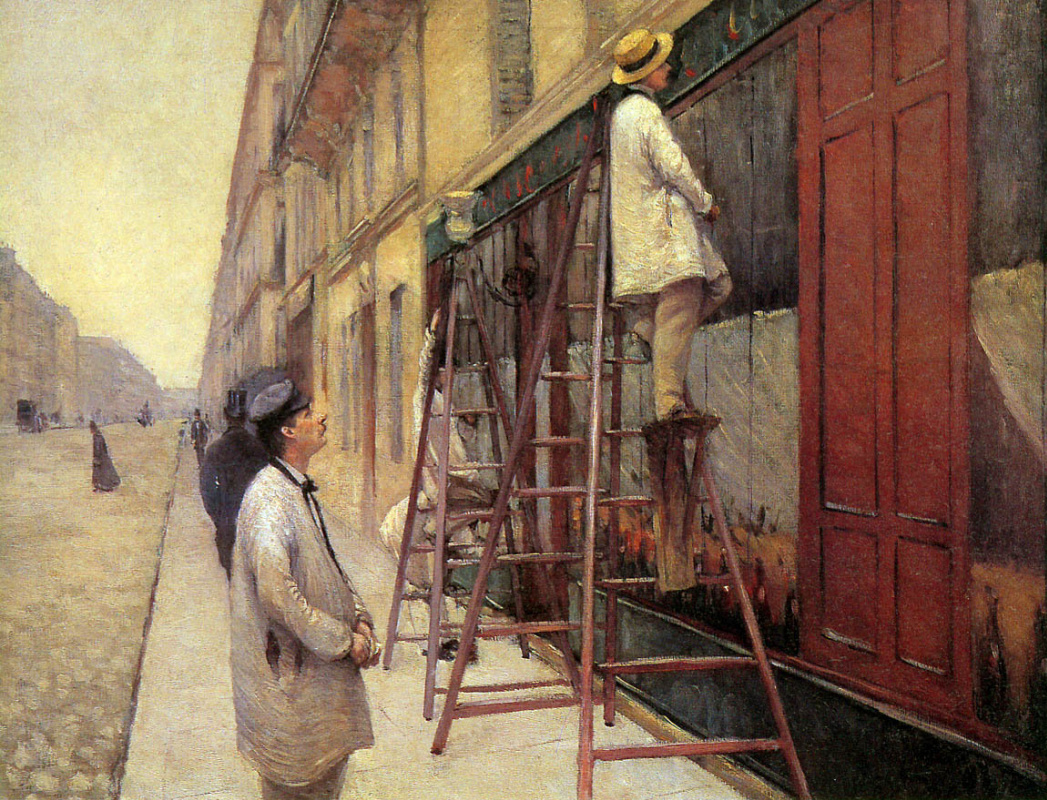 Gustave Caillebotte. Painters facades