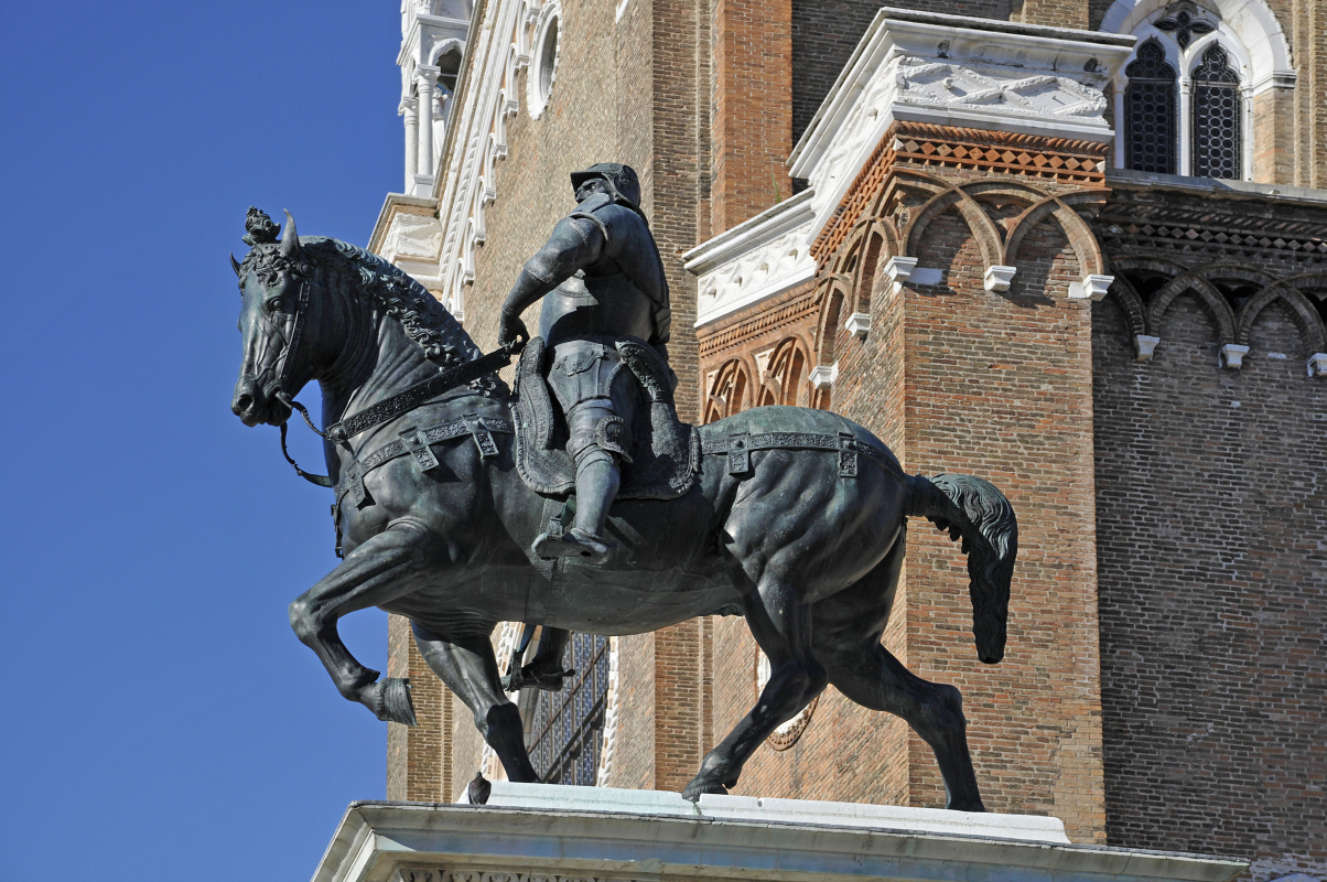 Andrea del Verrocchio. Equestrian statue of Bartolomeo Colleoni