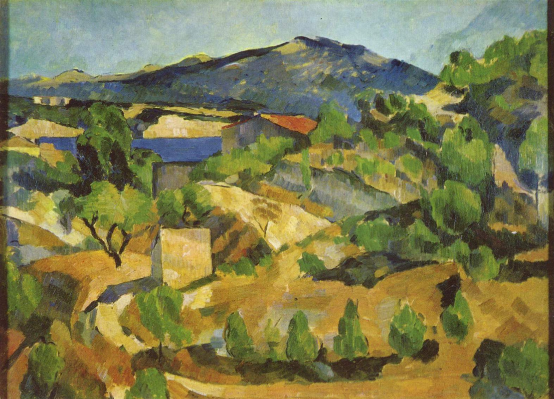 Paul Cezanne. Mountains in the French Provence