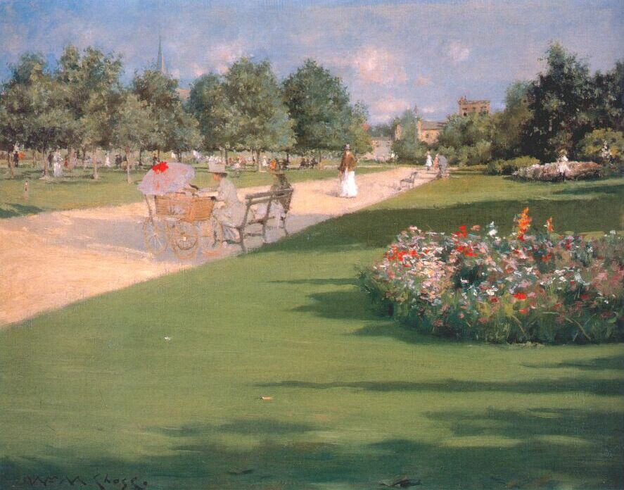 William Merritt Chase. Tompkins Park, Brooklyn