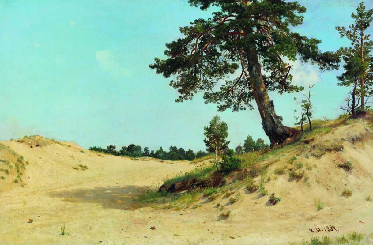 Ivan Shishkin. Pine on the sand