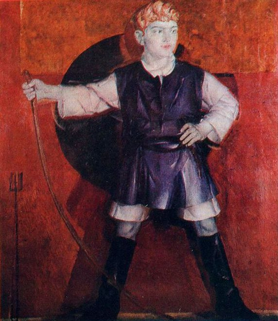 Fedor Grigorievich Krichevsky. Portrait of Roman Krichevsky, the artist’s son