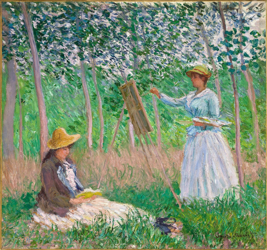 Claude Monet. In the woods at Giverny