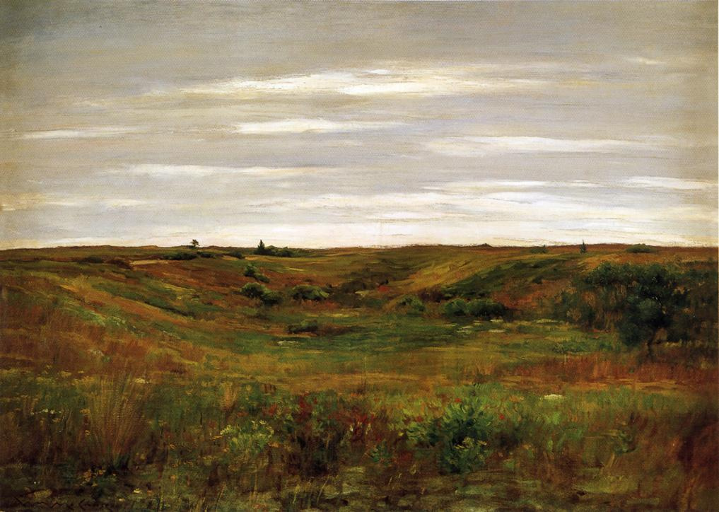 William Merritt Chase. The landscape of the valley of Shinnecock