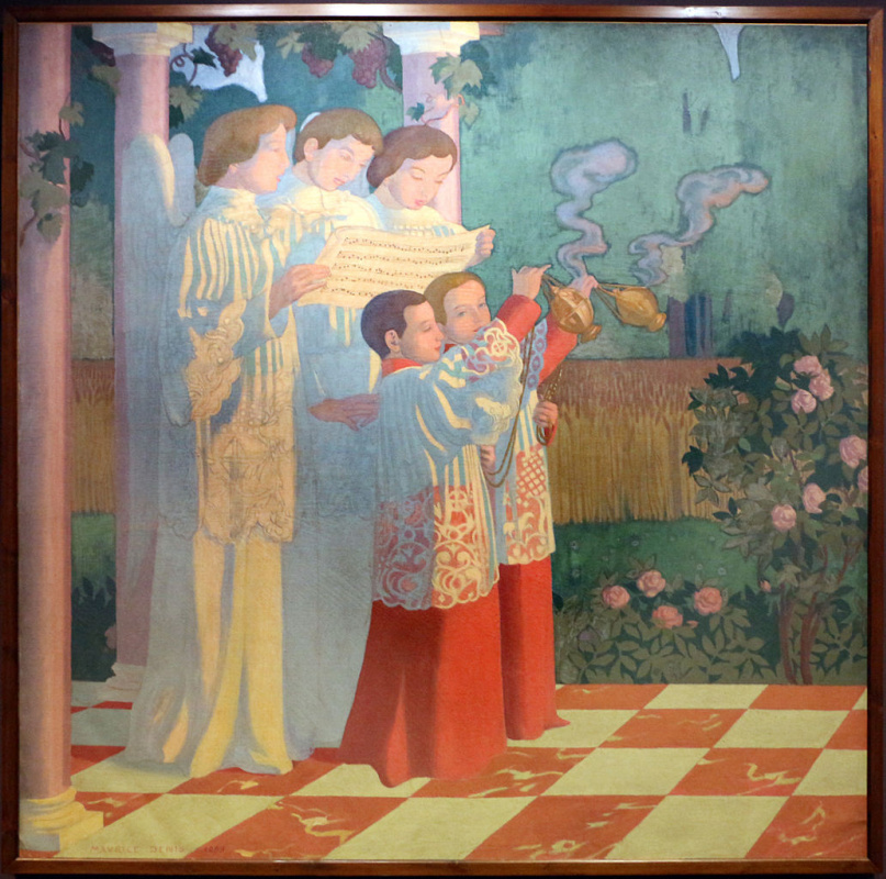 Maurice Denis. The exaltation of the Holy cross and the celebration of the sacrifice of the mass