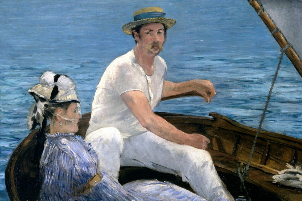 Edouard Manet. In the boat