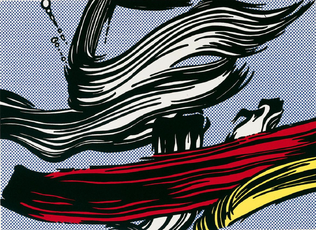 Roy Lichtenstein. 画笔描边