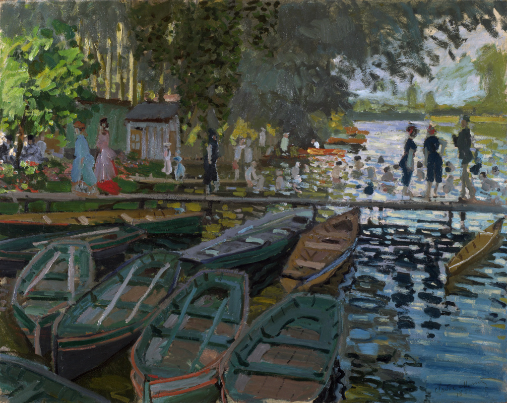 Claude Monet. Bathers at La Grenouilere