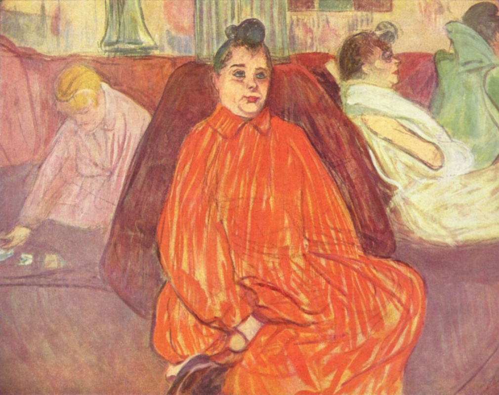 Henri de Toulouse-Lautrec. In the salon Divas