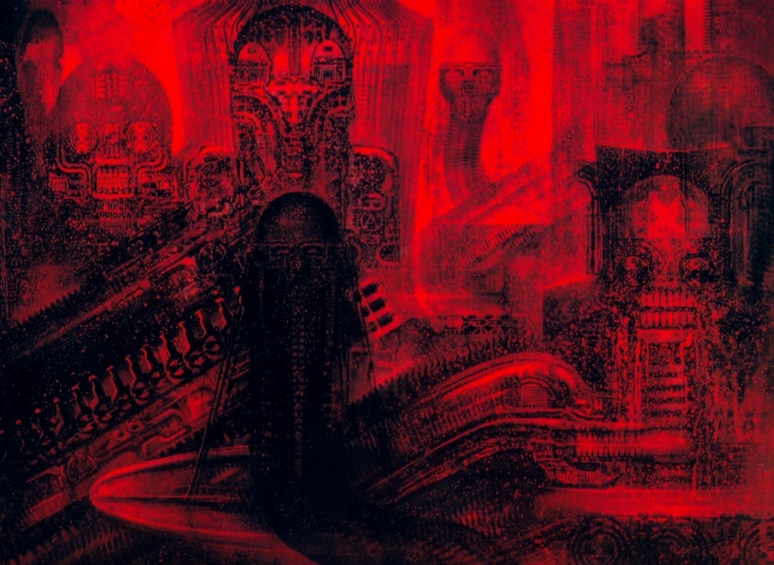 Hans Rudolph Giger. Red Biomechanical City