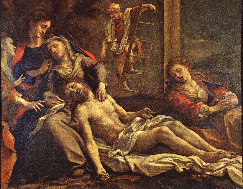 Antonio Correggio. The descent from the cross