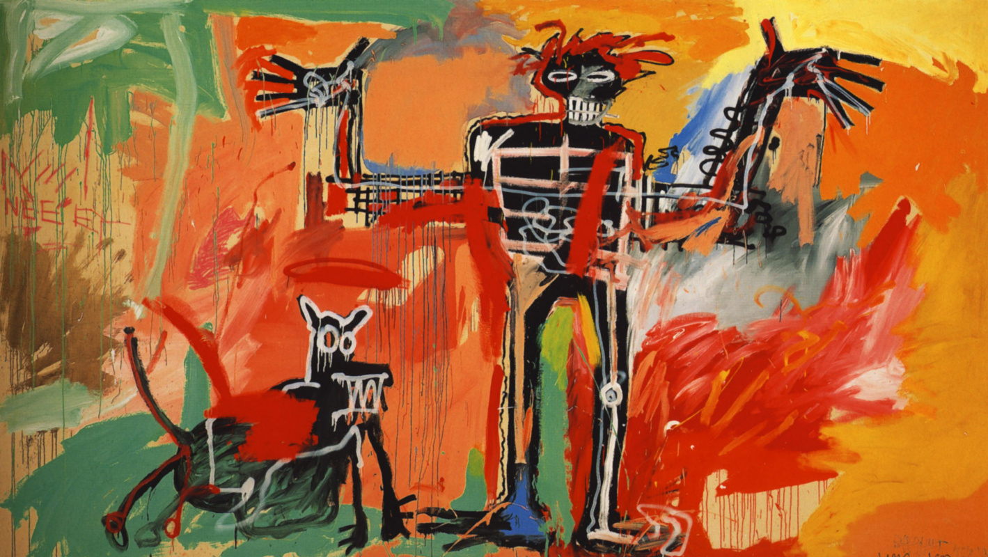 Jean-Michel Basquiat. Boy and dog
