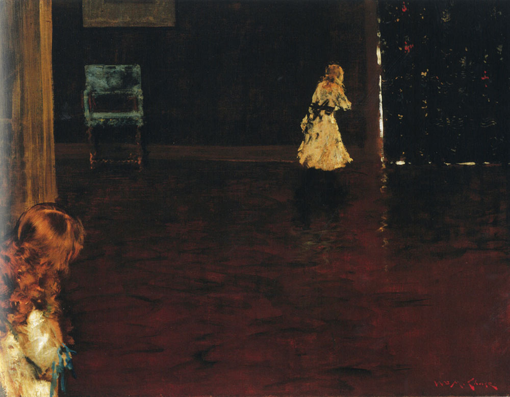 William Merritt Chase. Verstecken und suchen