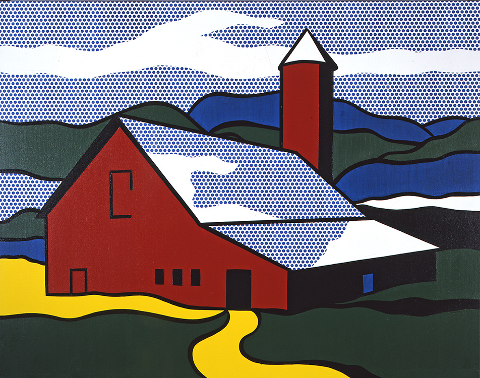 Roy Lichtenstein. Red barn